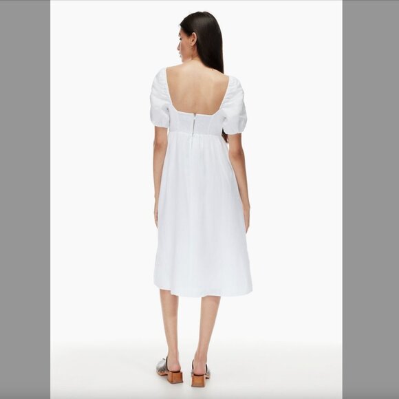 Aritzia Puff-sleeve Midi Dress 00 - Picture 4 of 4